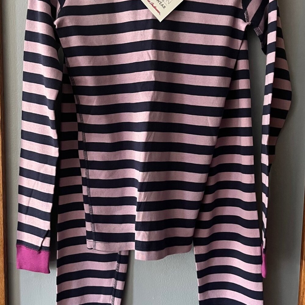 Hanna Anderrson Purple & Navy Striped PJs - Size 14 (160 cm)
